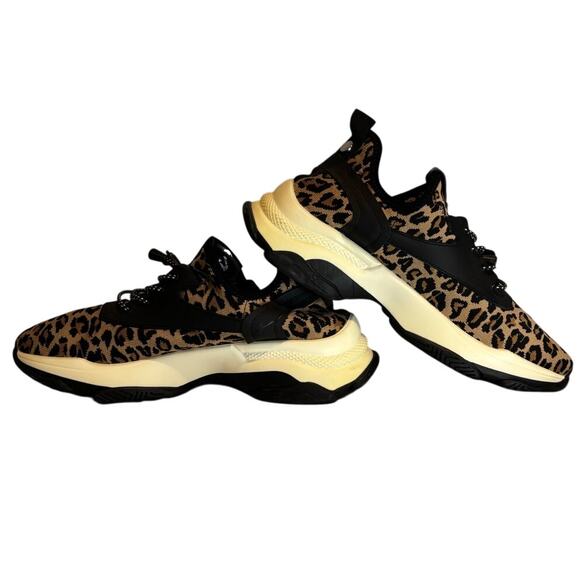 Women's Steve Madden Myles NY90 Leopard Sneakers Size 11, EUC - Picture 6 of 8